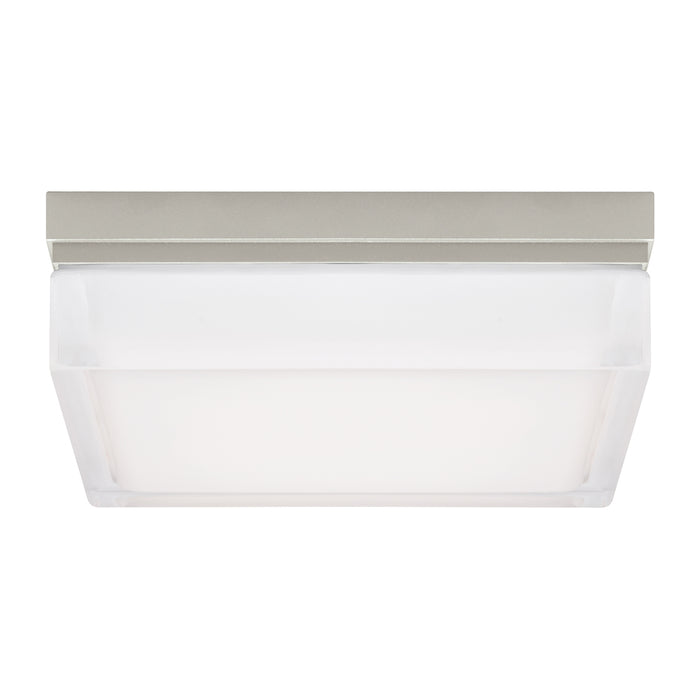 Boxie Large Flush Mount in Satin Nickel