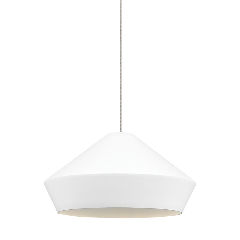 Brummel Pendant in Satin Nickel