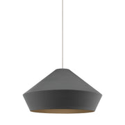 Brummel Pendant in Satin Nickel
