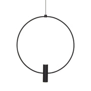Mini Layla 13" Pendant in Nightshade Black