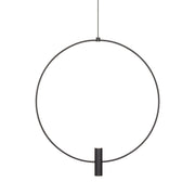 Mini Layla 18" Pendant in Nightshade Black