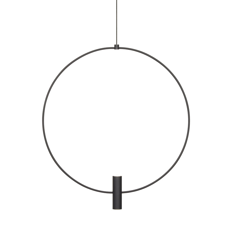 Mini Layla 18" Pendant in Nightshade Black