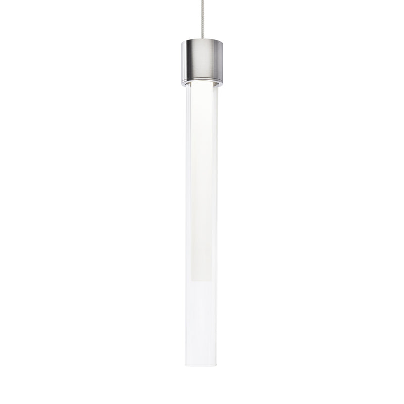 Mini Linger Pendant in Satin Nickel