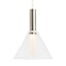Mezz Pendant in Satin Nickel