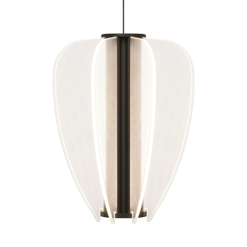 Mini Nyra Pendant in Nightshade Black