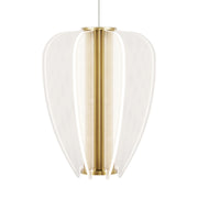 Mini Nyra Pendant in Plated Brass