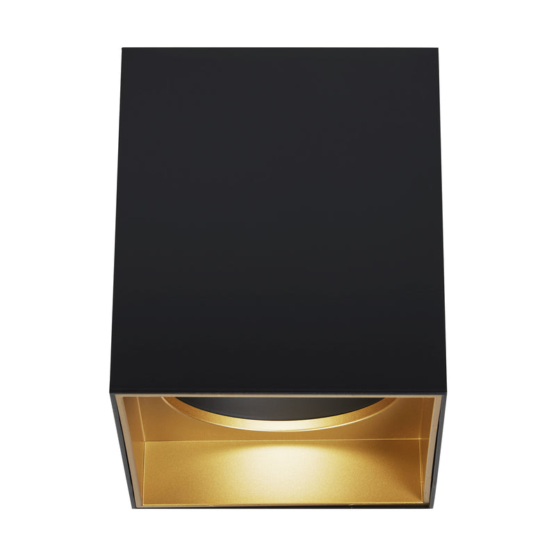 Exo 6" Flush Mount in Gold Haze