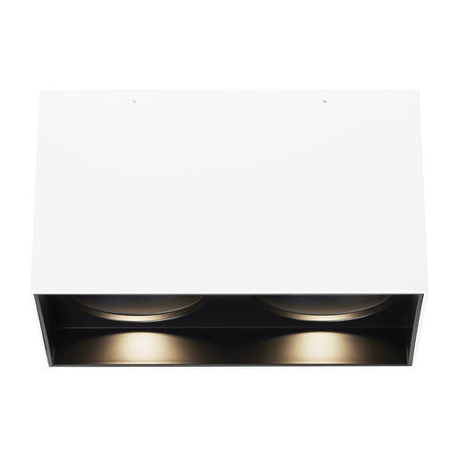 Exo 6" Dual Flush Mount in Black