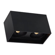 Exo 6" Dual Flush Mount in Black