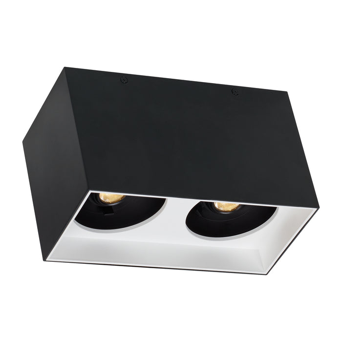 Exo 6" Dual Flush Mount in White