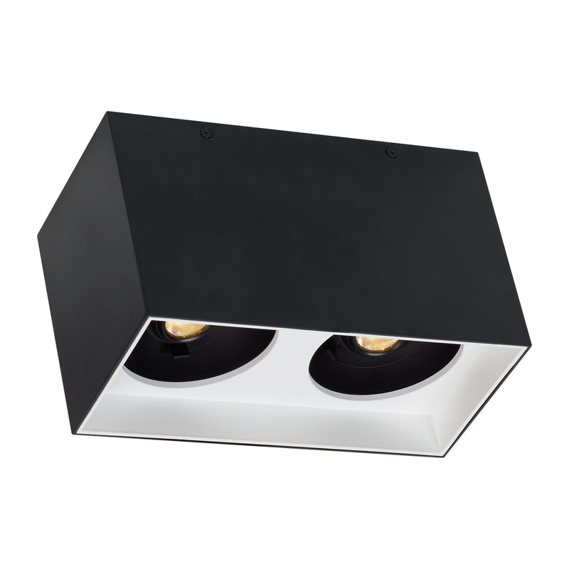 Exo 6" Dual Flush Mount in White