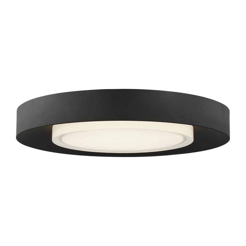 Hilo 16" Flush Mount in Nightshade Black