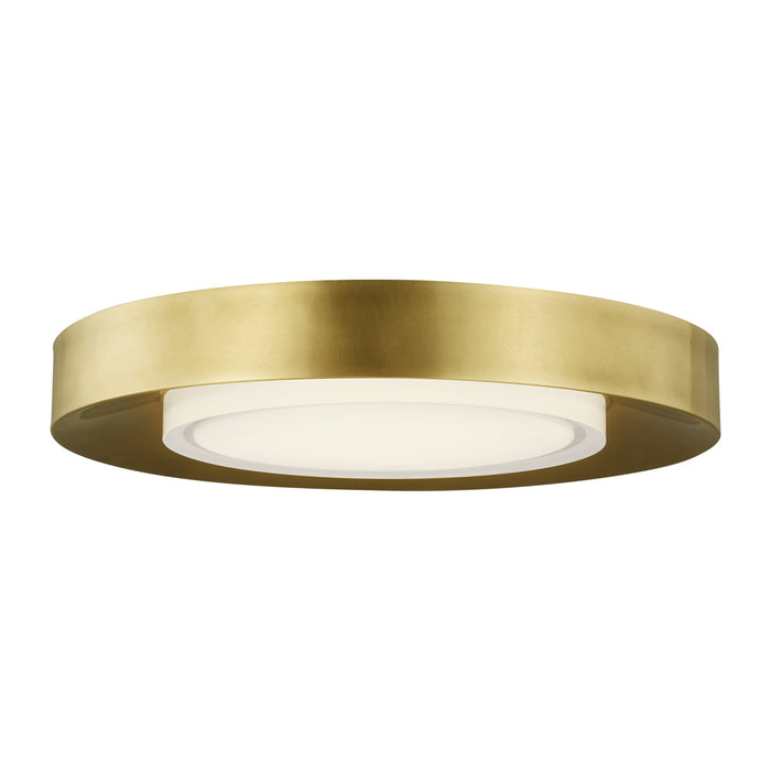 Hilo 16" Flush Mount in Natural Brass