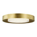Hilo 16" Flush Mount in Natural Brass