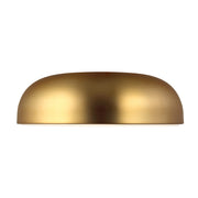 Kosa 13" Ceiling Mount in Aged Brass