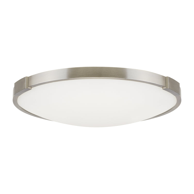 Lance 13" Flush Mount in Satin Nickel