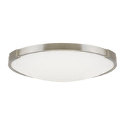 Lance 13" Flush Mount in Satin Nickel