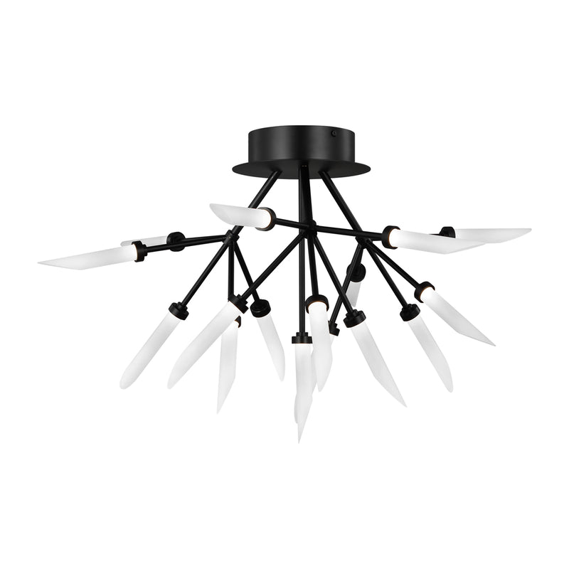 Spur Ceiling in Matte Black