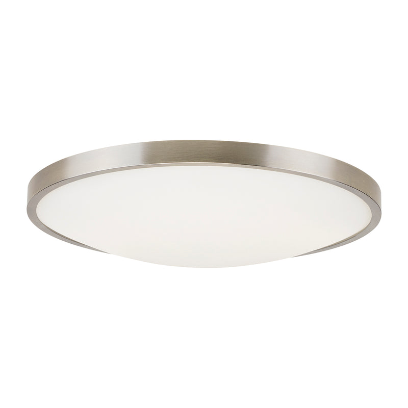 Vance 13" Flush Mount in Satin Nickel
