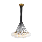 Gambit 19-Light Chandelier in Aged Brass