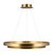 Grace 36" Chandelier in Aged Brass
