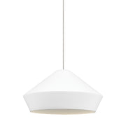Brummel Pendant in Satin Nickel