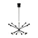 Lody 18-Light Chandelier in Matte Black