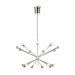 Lody 18-Light Chandelier in Polished Nickel
