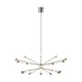 Lody 20-Light Chandelier in Polished Nickel