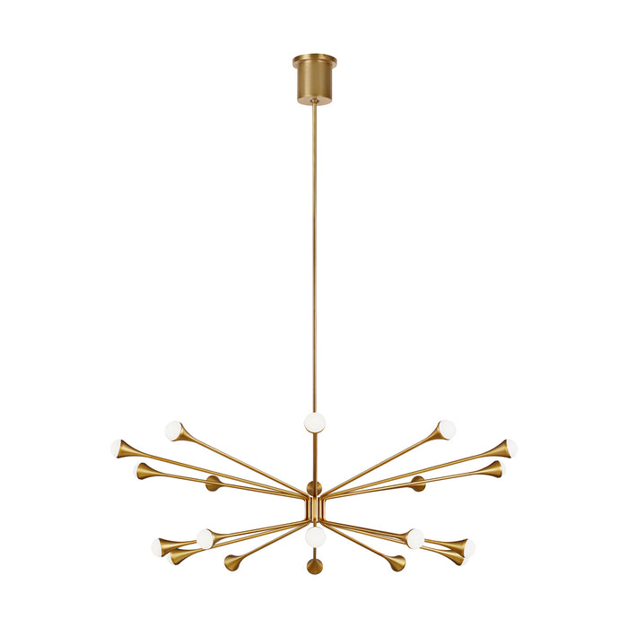 Lody 20-Light Chandelier in Aged Brass