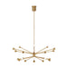 Lody 20-Light Chandelier in Aged Brass