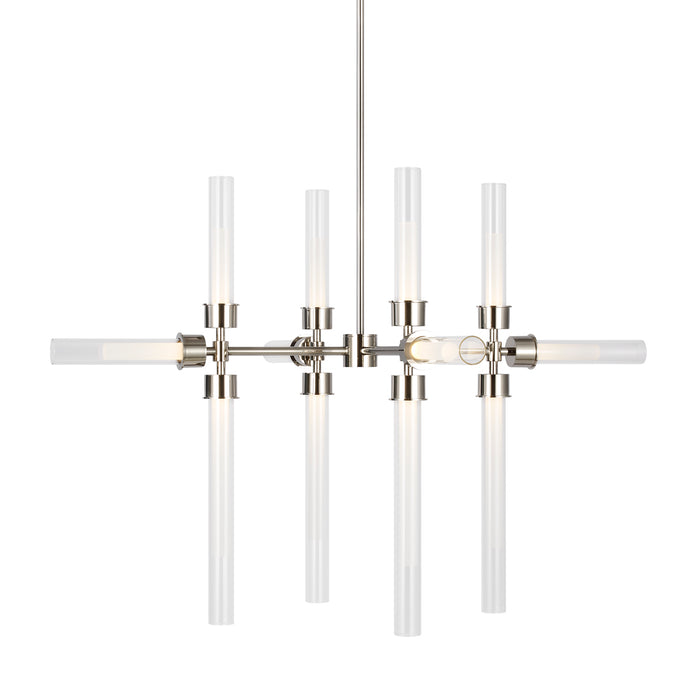 Linger 12-Light Chandelier in Polished Nickel