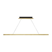 Dessau 48" Linear Suspension in Natural Brass