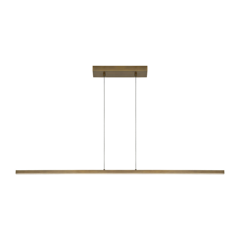 Essence Linear Suspension in Aged Brass
