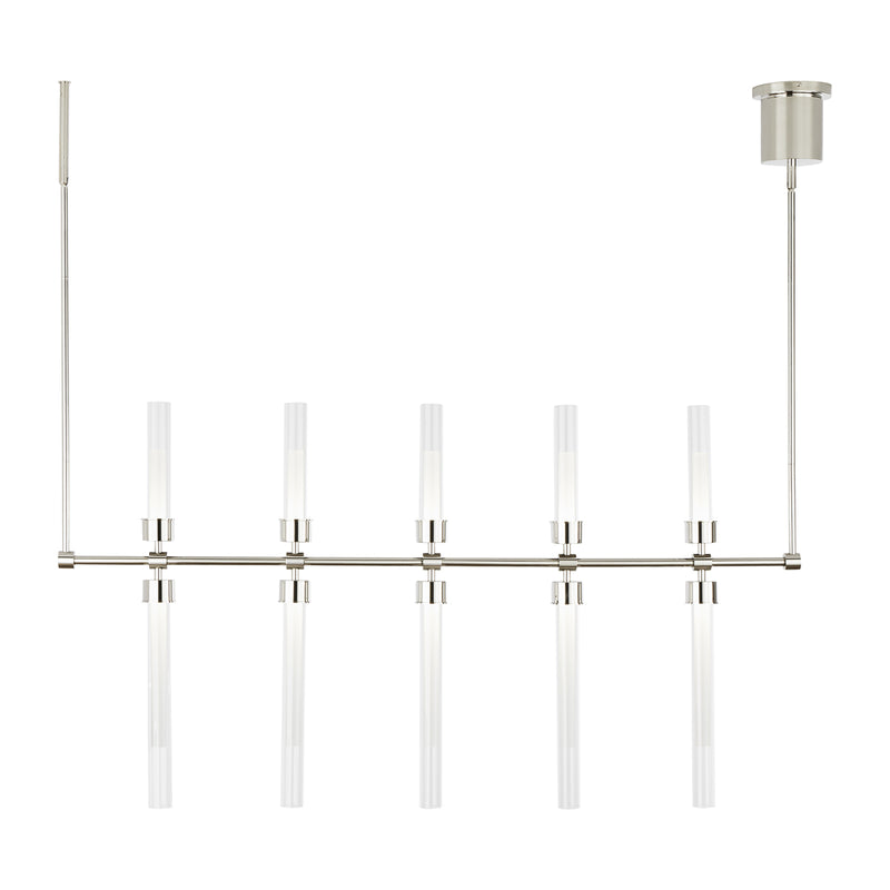 Linger 48" Linear Suspension in Polished Nickel