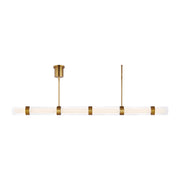 Wit Linear Suspension in Aged Brass