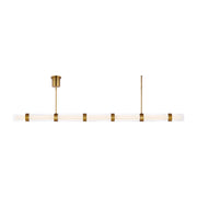 Wit Linear Suspension in Aged Brass