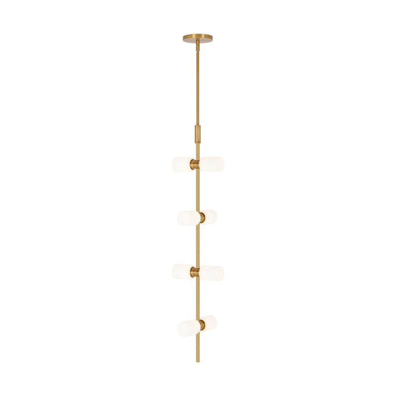 ModernRail Pendant in Aged Brass