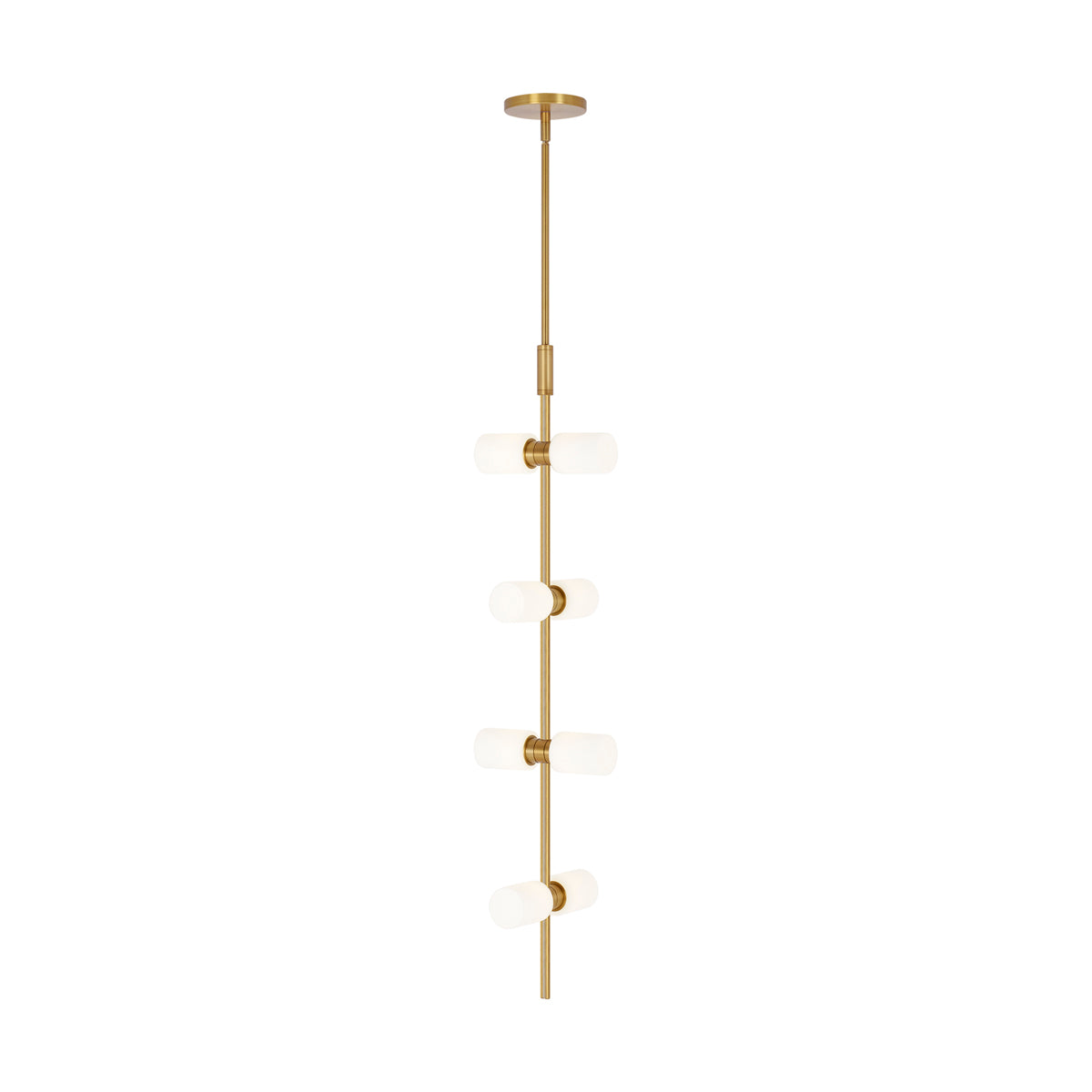 ModernRail Pendant in Aged Brass