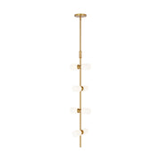 ModernRail Pendant in Aged Brass