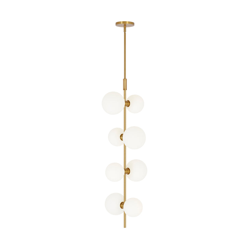 ModernRail Pendant in Aged Brass