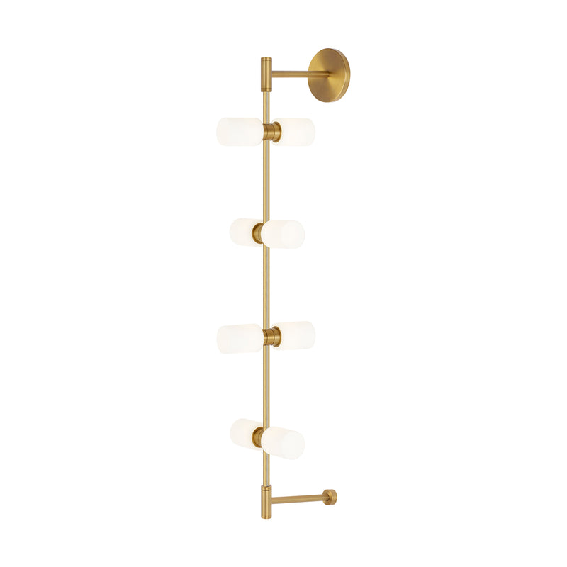 ModernRail Wall in Aged Brass