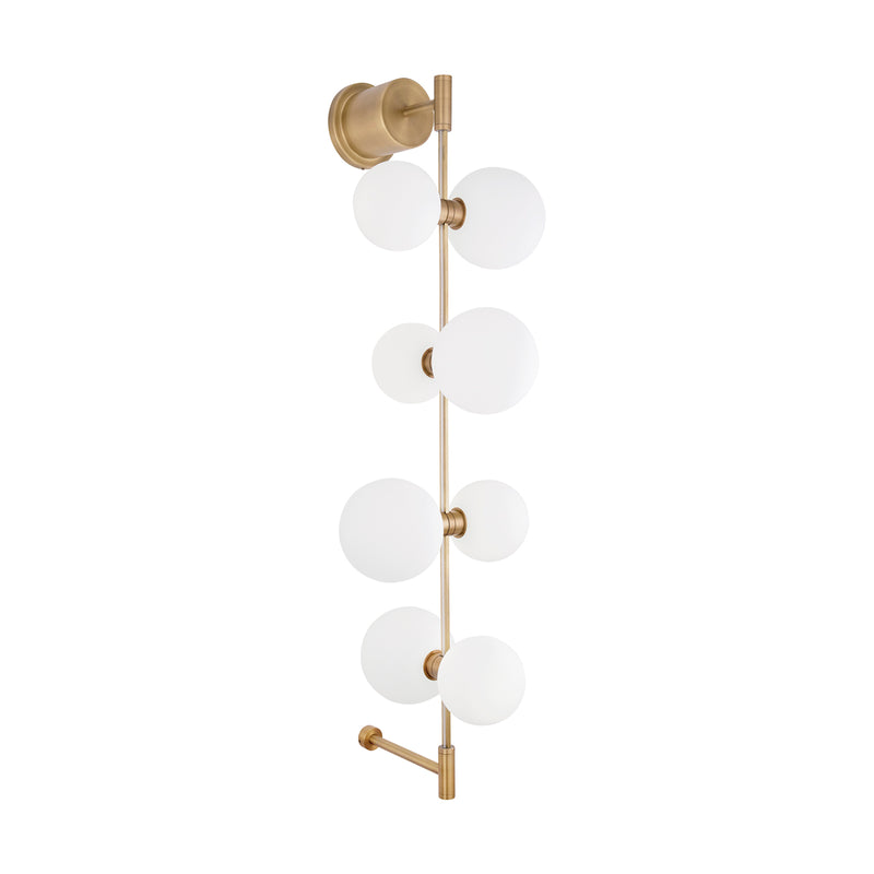 ModernRail Wall in Aged Brass