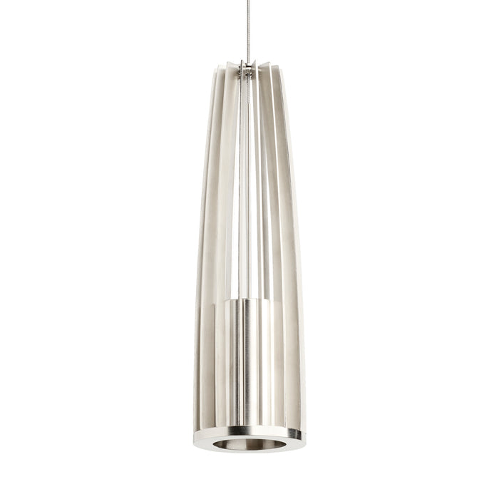 Evox Pendant in Satin Nickel