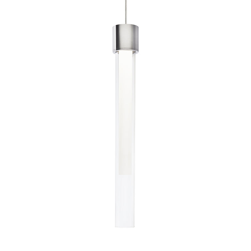 Mini Linger Pendant in Satin Nickel