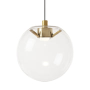 Mini Palona Pendant in Natural Brass