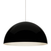 Mini Powell Street Pendant in Satin Nickel