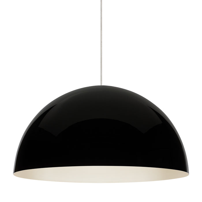 Mini Powell Street Pendant in Satin Nickel