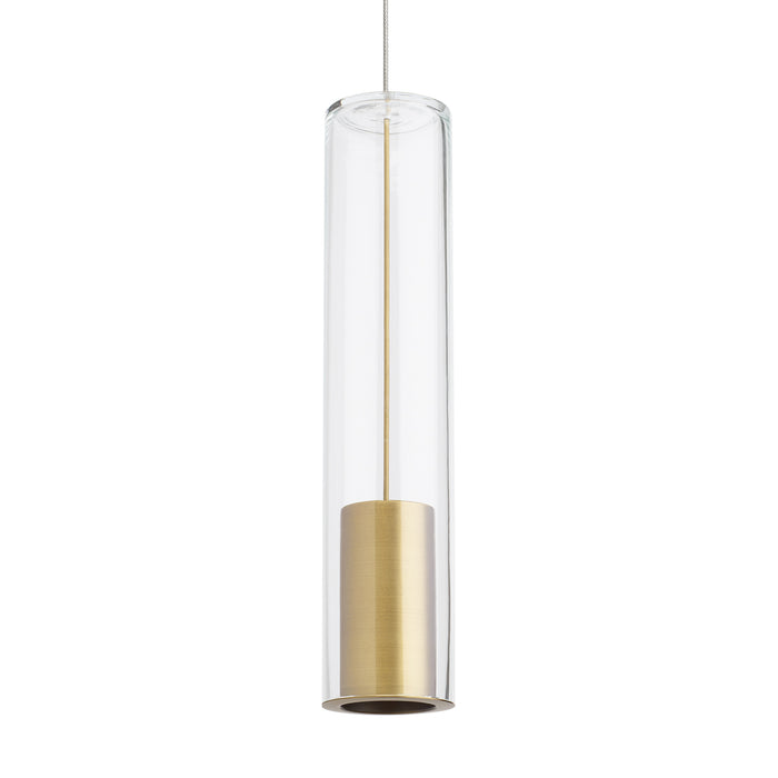 Captra Pendant in Aged Brass