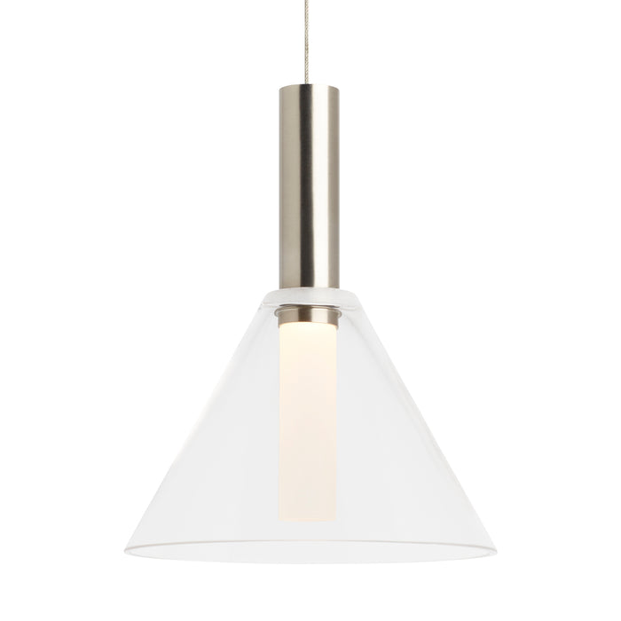 Mezz Pendant in Satin Nickel